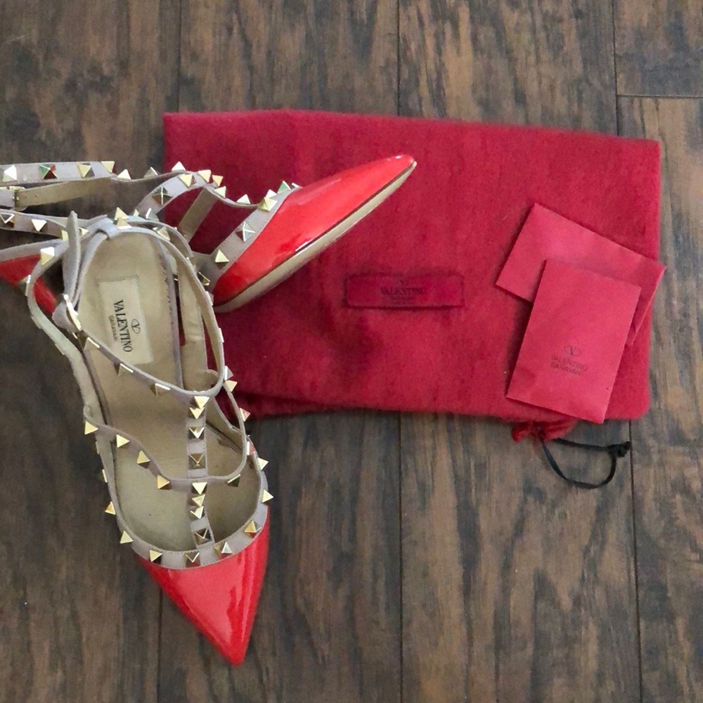 Valentino rockstudded heels